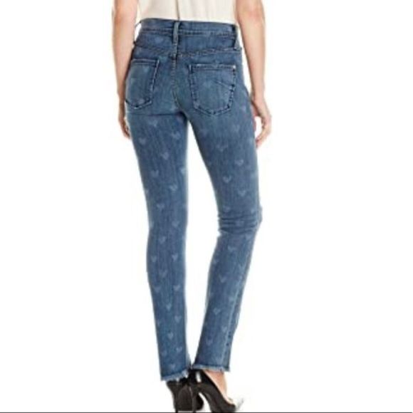 New James Jeans Boyfriend,distressed wash denim hearts slim fit (24" waist) - Picture 6 of 6